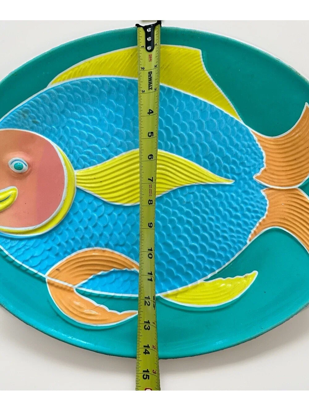 Vintage Leisure Time Platter The Ullman Co Fish Serving Tray 18